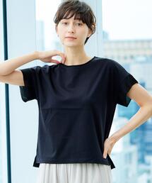 【シリーズ累計8万枚！選べる5サイズ/6色展開/洗える】美光沢カットソー【オンにもオフにもちょうどいい】