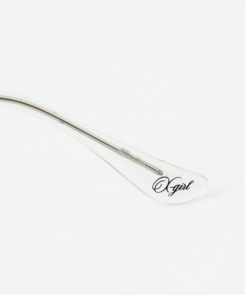 X-girl（エックスガール）の「FRAMELESS GLASSES（サングラス・レディース・クリア・ONE SIZE）」の5枚目の写真