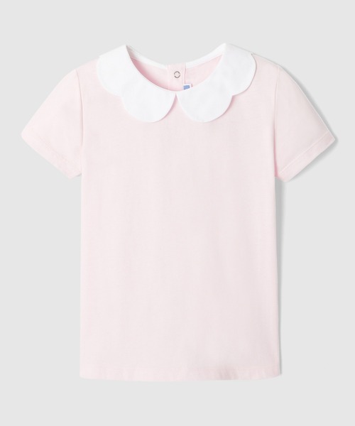 jacadi（ジャカディ）の「Tシャツ（Tシャツ/カットソー・キッズ・ホワイト/ローズ系・140/128/152）」の2枚目の写真