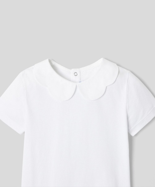 jacadi（ジャカディ）の「Tシャツ（Tシャツ/カットソー・キッズ・ホワイト/ローズ系・140/128/152）」の4枚目の写真