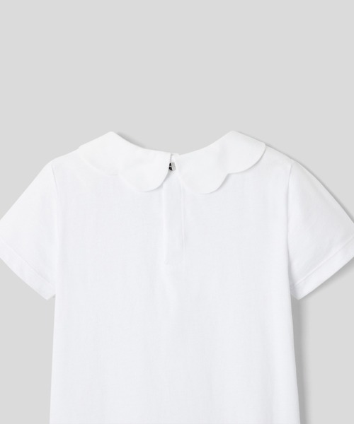 jacadi（ジャカディ）の「Tシャツ（Tシャツ/カットソー・キッズ・ホワイト/ローズ系・140/128/152）」の5枚目の写真