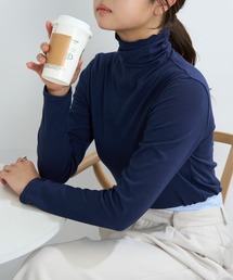 【SETUP7】UVボトルネック長袖Tシャツ GLR