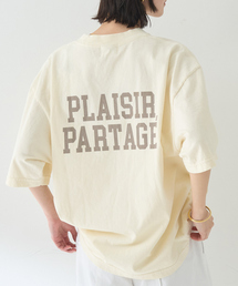 Rouge vif Anna | ピグメントダイカジュアルロゴBIG Tシャツ(Tシャツ/カットソー)