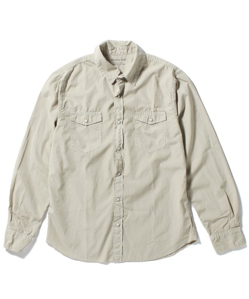 SAVE KHAKI UNITED（セーブカーキユナイテッド）の「Poplin Western Shirt #（シャツ/ブラウス・メンズ・ネイビー/ブラック系その他/ホワイト/カーキ/ベージュ・SMALL/X-SMALL/MEDIUM）」の3枚目の写真