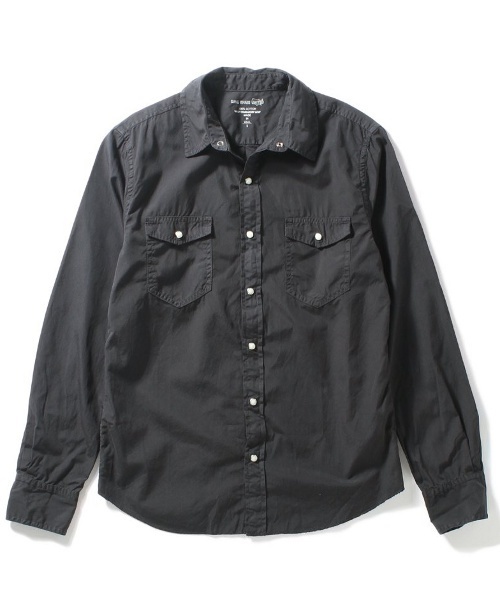 SAVE KHAKI UNITED（セーブカーキユナイテッド）の「Poplin Western Shirt #（シャツ/ブラウス・メンズ・ネイビー/ブラック系その他/ホワイト/カーキ/ベージュ・SMALL/X-SMALL/MEDIUM）」の2枚目の写真