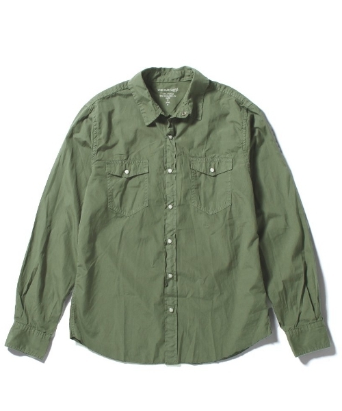 SAVE KHAKI UNITED（セーブカーキユナイテッド）の「Poplin Western Shirt #（シャツ/ブラウス・メンズ・ネイビー/ブラック系その他/ホワイト/カーキ/ベージュ・SMALL/X-SMALL/MEDIUM）」の4枚目の写真
