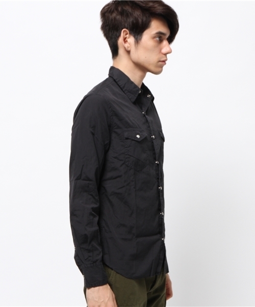 SAVE KHAKI UNITED（セーブカーキユナイテッド）の「Poplin Western Shirt #（シャツ/ブラウス・メンズ・ネイビー/ブラック系その他/ホワイト/カーキ/ベージュ・SMALL/X-SMALL/MEDIUM）」の6枚目の写真