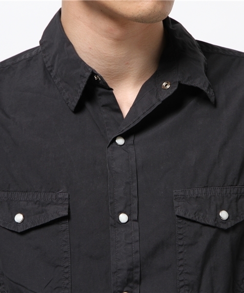 SAVE KHAKI UNITED（セーブカーキユナイテッド）の「Poplin Western Shirt #（シャツ/ブラウス・メンズ・ネイビー/ブラック系その他/ホワイト/カーキ/ベージュ・SMALL/X-SMALL/MEDIUM）」の9枚目の写真