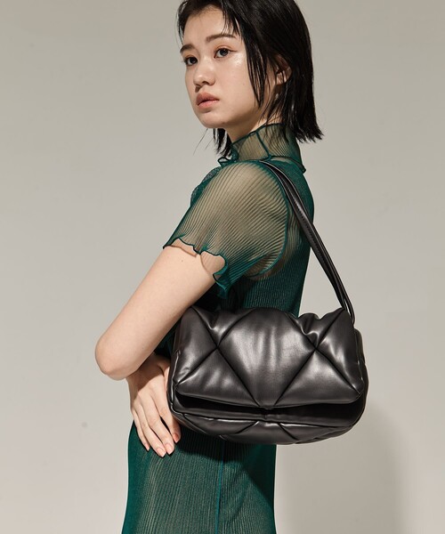 YAHKI(ヤーキ)の「【YAHKI/ヤーキ】YH-719/ショルダーバッグ/ハンドバッグ(ショルダーバッグ・レディース・ブラック/ホワイト・FREE)」の8枚目の写真