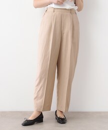 LAURA ASHLEY（ローラアシュレイ）の「【リネン混素材／タックあり】きれい見えトラウザー（その他パンツ）」