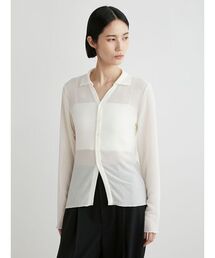 ｻﾃﾝ切り替えｶｯﾄｿｰﾄｯﾌﾟｽ（Tシャツ/カットソー）｜MIESROHE