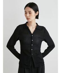 MIESROHE | 楊柳ｶｯﾄｿｰｶｰﾃﾞｨｶﾞﾝ(Tシャツ/カットソー)