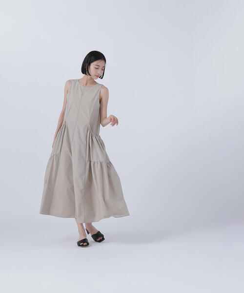 【美品】NATURAL BEAUTY BASIC ティアード ワンピース Vネックティアードワンピース | NATURAL BEAUTY BASIC