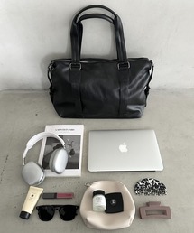 【A4収納可能】PU 2WAYマルチショルダーバッグ ボストンバッグ