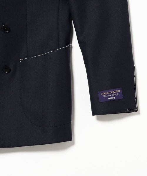 BEAMS F（ビームスエフ）の「BEAMS F EXCLUSIVE FABRIC ウール ホップサック ダブルブレスト ジャケット（その他アウター・メンズ・ネイビー・42 8R/46 8R/48 8R/52 8R）」の4枚目の写真