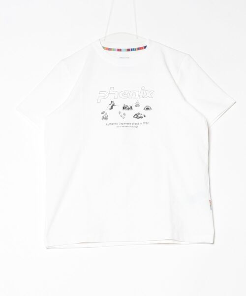 phenix（フェニックス）の「フェニックス phenix GRAPHIC S/Stee（Tシャツ/カットソー・レディース・サックスブルー/オフホワイト/チャコールグレー・M/L/S/XL）」の2枚目の写真