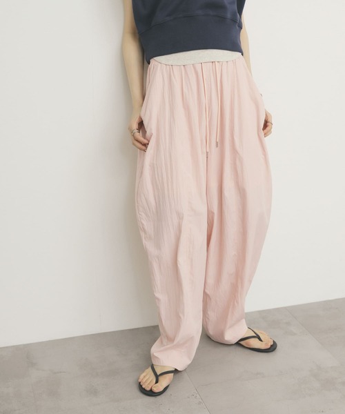 KBF（ケイビーエフ）の「イージーフォルムパンツ（その他パンツ・レディース・ブラック/ピンク/オフホワイト・ONE）」の3枚目の写真