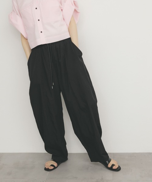 KBF（ケイビーエフ）の「イージーフォルムパンツ（その他パンツ・レディース・ブラック/ピンク/オフホワイト・ONE）」の2枚目の写真