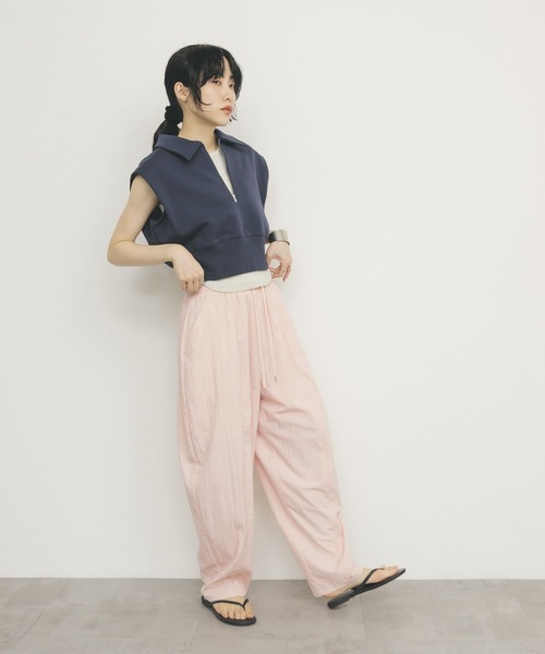 KBF（ケイビーエフ）の「イージーフォルムパンツ（その他パンツ・レディース・ブラック/ピンク/オフホワイト・ONE）」の21枚目の写真