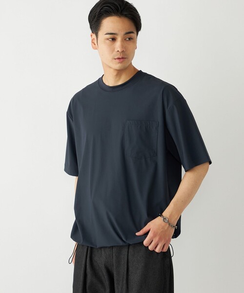 SHIPS 【接触冷感・UVカット・手洗い可MULTI TECH セットアップ】 SHIPS:〈接触冷感・UVカット・手洗い可能〉MULTI TECH ツイル