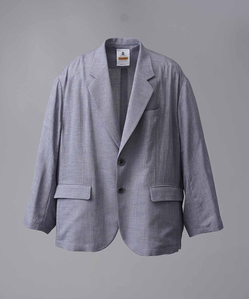 UNISEX》Triacetate Prime-Over Tailored Jacket/トリアセテート