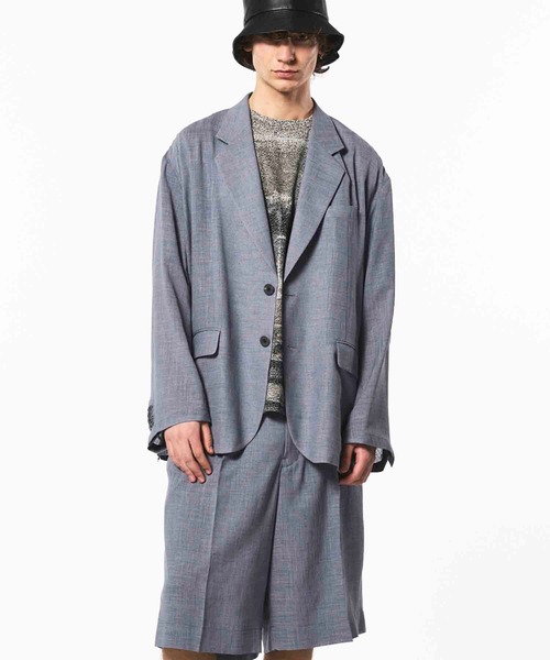 UNISEX》Triacetate Prime-Over Tailored Jacket/トリアセテート