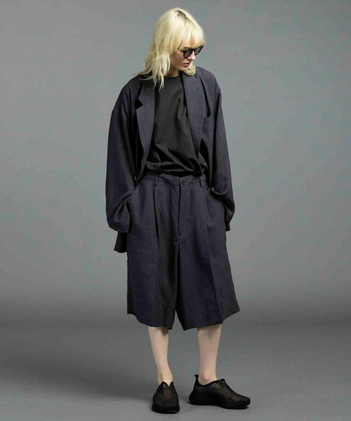 UNISEX》Triacetate Prime-Over Tailored Jacket/トリアセテート