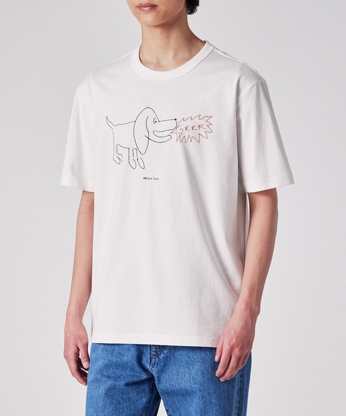 ポールスミス スプラッシュスウェットシャツ XL ペンキ ウィメンズ ゼブラワッペン 長袖Tシャツ（ブルー） ｜ポール・スミス