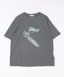 【Bz】HANDプリントオーバーサイズTシャツ