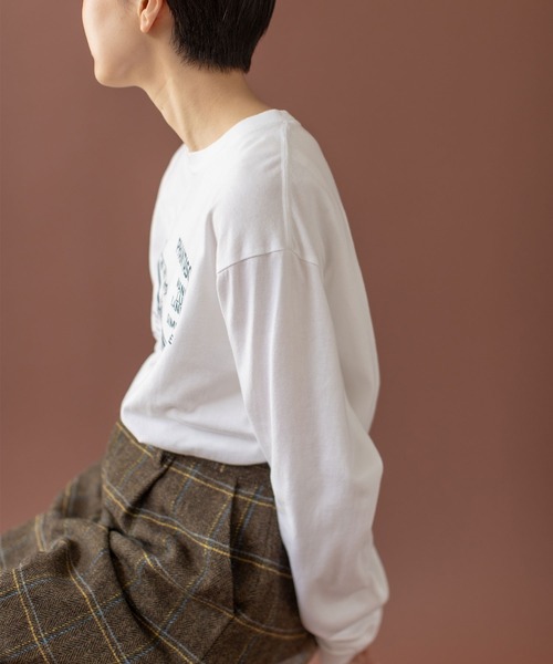 PAR ICI（パーリッシィ）の「space program プリントロンT（Tシャツ/カットソー・レディース・ホワイト/ネイビー・FREE）」の19枚目の写真