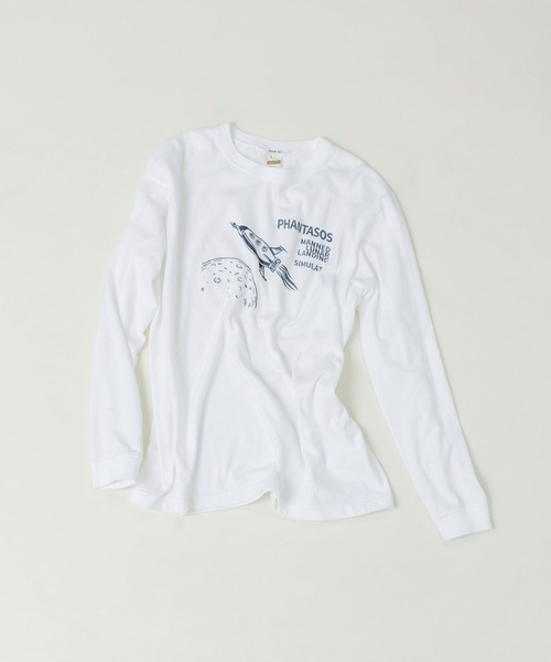 PAR ICI（パーリッシィ）の「space program プリントロンT（Tシャツ/カットソー・レディース・ホワイト/ネイビー・FREE）」の14枚目の写真