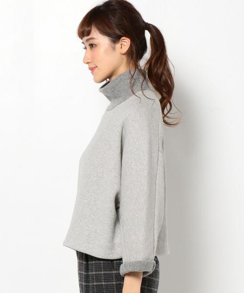 Another Edition（アナザーエディション）の「ウールコットンセッケツタートル/ AEBC W/CセッケツTTL（Tシャツ/カットソー・レディース・オフホワイト/ライトグレー・フリー）」の18枚目の写真