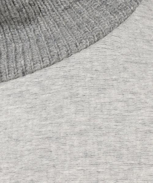 Another Edition（アナザーエディション）の「ウールコットンセッケツタートル/ AEBC W/CセッケツTTL（Tシャツ/カットソー・レディース・オフホワイト/ライトグレー・フリー）」の14枚目の写真