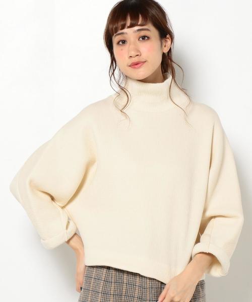 Another Edition（アナザーエディション）の「ウールコットンセッケツタートル/ AEBC W/CセッケツTTL（Tシャツ/カットソー・レディース・オフホワイト/ライトグレー・フリー）」の15枚目の写真