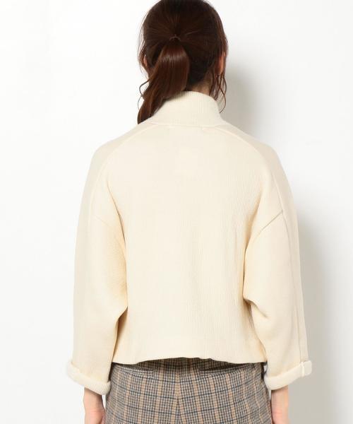 Another Edition（アナザーエディション）の「ウールコットンセッケツタートル/ AEBC W/CセッケツTTL（Tシャツ/カットソー・レディース・オフホワイト/ライトグレー・フリー）」の16枚目の写真