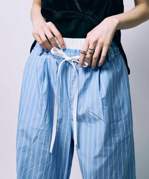 パンツ led.tokyo PLEATS HALF PANTS led.tokyo スラックス パンツ 「led.tokyo」プリーツハーフ