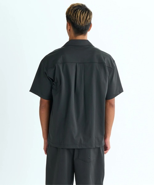 Quiksilver（クイックシルバー）の「MW OPEN SHIRT /クイックシルバー水陸両用半袖オープンシャツ（シャツ/ブラウス・メンズ・ブラック/カーキ・MEDIUM/LARGE/X-LARGE）」の12枚目の写真