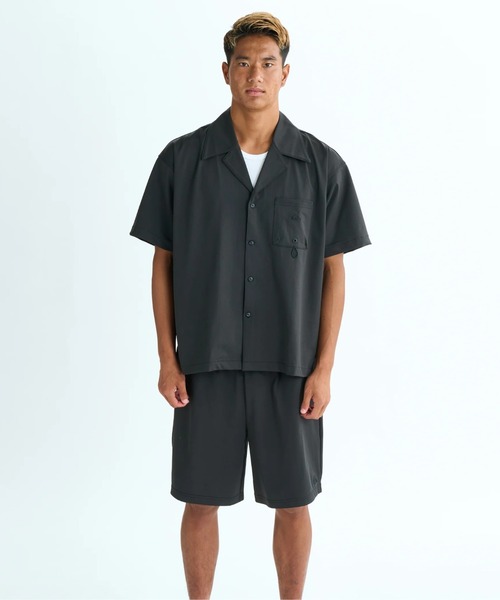 Quiksilver（クイックシルバー）の「MW OPEN SHIRT /クイックシルバー水陸両用半袖オープンシャツ（シャツ/ブラウス・メンズ・ブラック/カーキ・MEDIUM/LARGE/X-LARGE）」の11枚目の写真