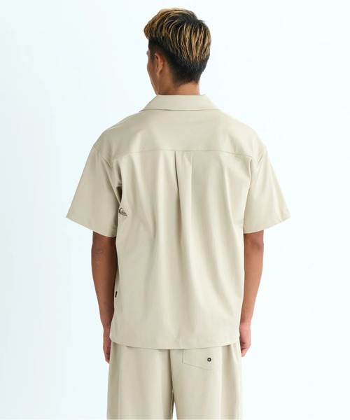 Quiksilver（クイックシルバー）の「MW OPEN SHIRT /クイックシルバー水陸両用半袖オープンシャツ（シャツ/ブラウス・メンズ・ブラック/カーキ・MEDIUM/LARGE/X-LARGE）」の10枚目の写真