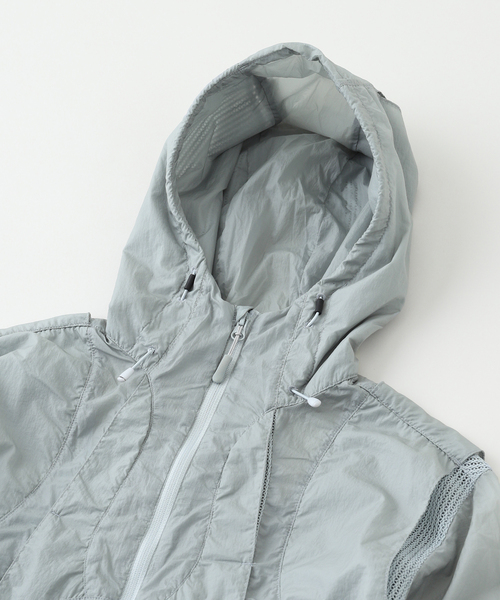 SAN SAN GEAR(サンサンギア)の「SAN SAN GEAR / サンサンギア EMULSIVE JACKET SG2501JK05(ナイロンジャケット・メンズ・ブラック/チャコールグレー・2/1)」の11枚目の写真