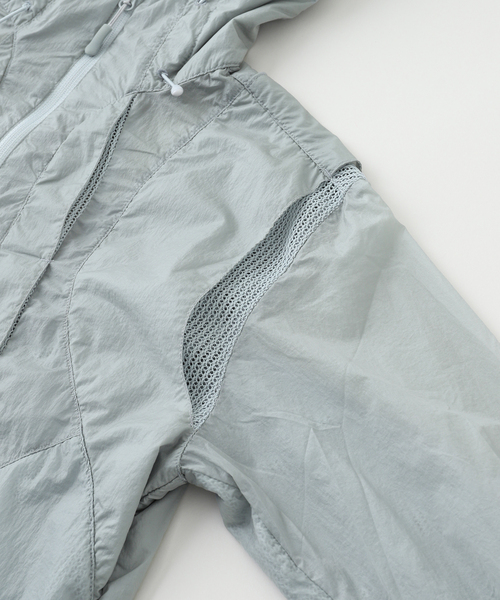 SAN SAN GEAR(サンサンギア)の「SAN SAN GEAR / サンサンギア EMULSIVE JACKET SG2501JK05(ナイロンジャケット・メンズ・ブラック/チャコールグレー・2/1)」の8枚目の写真