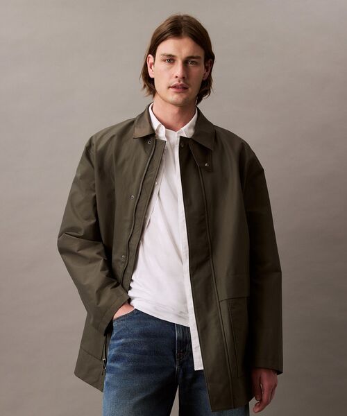 セール】コットン ナイロンジャケット（ナイロンジャケット）｜Calvin