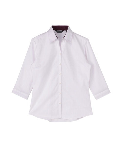 完全無欠品。 サッカー カッタウェイカラー 7分袖シャツ―吸水速乾―＜A DAY IN THE LIFE＞