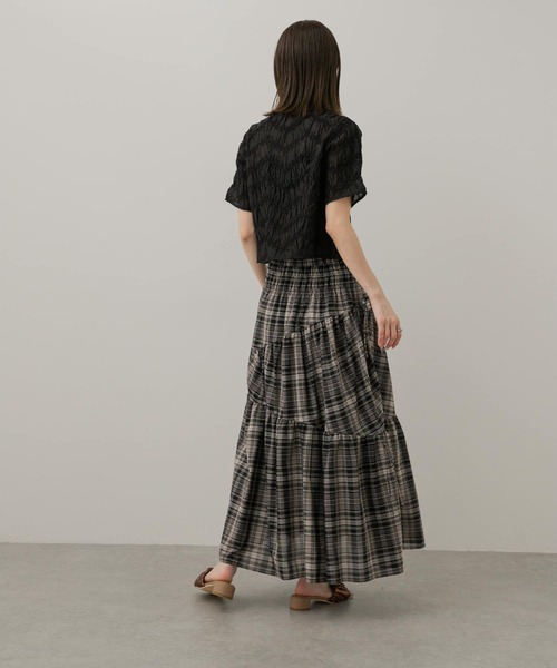 SENSE OF PLACE by URBAN RESEARCH(センスオブプレイスバイアーバンリサーチ)の「フロントホックシャーリングブラウス(シャツ/ブラウス・レディース・アイボリー/ライトブルー/ブラック・ONE)」の22枚目の写真