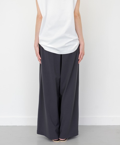 FORK&SPOON（フォークアンドスプーン）の「FORK&SPOON　ツータックワイドイージーパンツ（その他パンツ・レディース・チャコールグレー/ベージュ/ブルー系その他・1/2）」の22枚目の写真