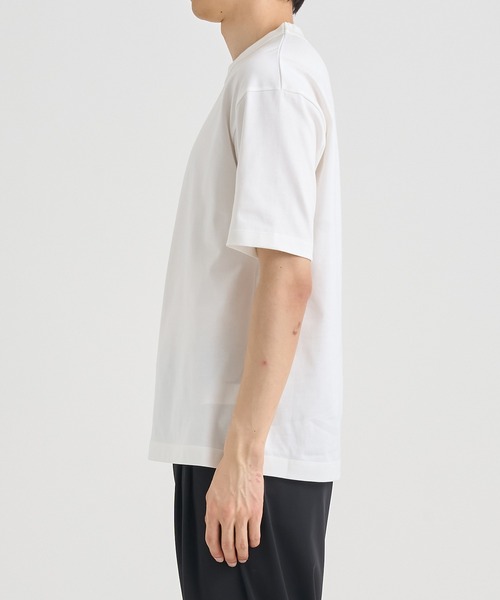 CINOH(チノ)の「【CINOH/チノ】別注ベーシックT(Tシャツ/カットソー・メンズ・ホワイト/ブラック・44/46/48)」の6枚目の写真