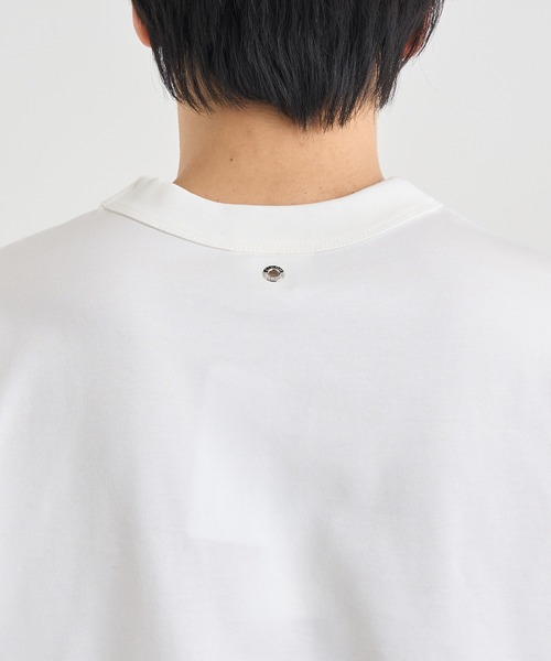 CINOH(チノ)の「【CINOH/チノ】別注ベーシックT(Tシャツ/カットソー・メンズ・ホワイト/ブラック・44/46/48)」の9枚目の写真