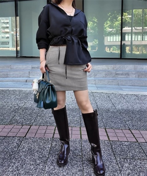 THEODORIC.dy(セオドリックディ)の「アシンメトリレイヤーシャツ/ シンメトリーブラウス(シャツ/ブラウス・レディース・アイボリー/ブラック・FREE)」の16枚目の写真