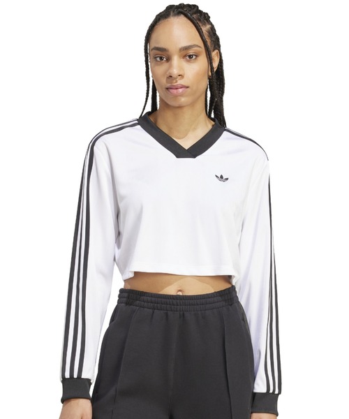 セール】adidas JACQUARD LS TOP / アディダス ジャガード ロング