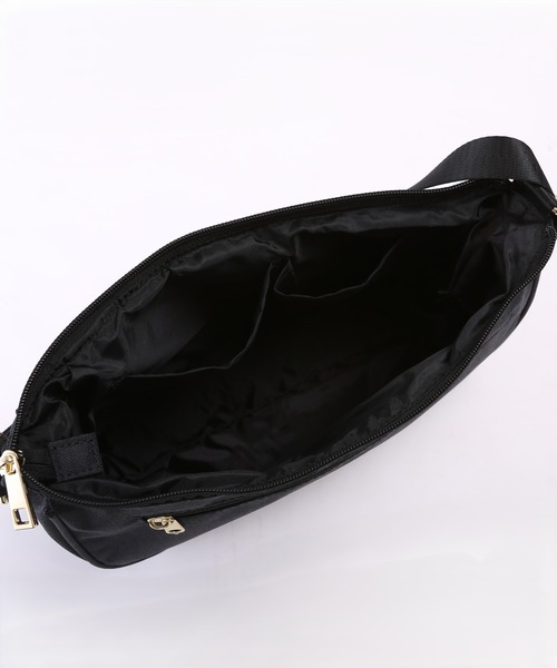anello GRANDE（アネログランデ）の「anello GRANDE アネログランデ 両面撥水杢ポリGL ショルダー GT-T0474（ショルダーバッグ・レディース・ネイビー/ライトグレー/ブラック/ピンクベージュ・FREE）」の7枚目の写真